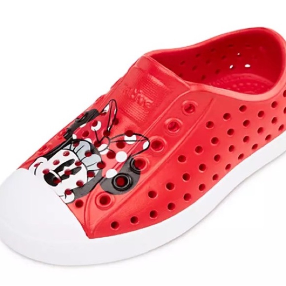 Native Toddler Minnie Mouse Shoes Red
